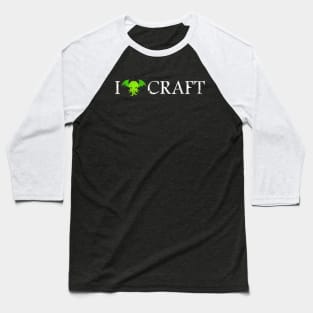 I Love Craft ✅ Cthulhu - H. P. Lovecraft Baseball T-Shirt